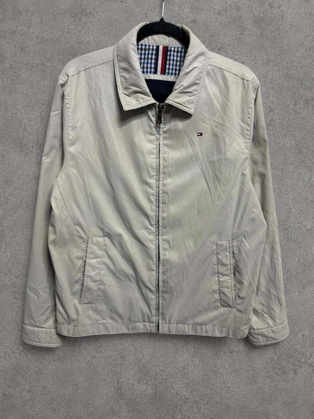 Tommy Hilfiger Men's Lightweight Zip-Front Harrington Jacket
